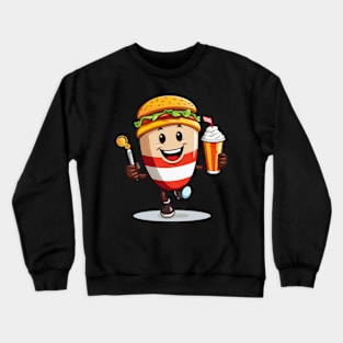 kawaii  junk food T-Shirt cute  funny Crewneck Sweatshirt